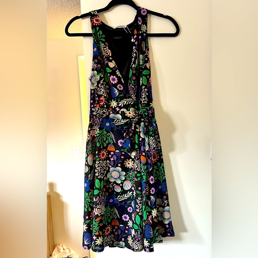 Below the Belt Medium Colourful Wrap Dress